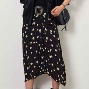 NEW ba&sh Polka Dot Midi Skirt | Size US 6